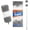 Gray-white, variant on Duster with Extension Pole & Flexible , Gray Duster, Long Ddusters for Cleaning for High Ceilings, Walls, Fans, Cobweb and Furniture
