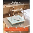 thumbnail image 3 of KFFKFF Electric Hot Wire Foam Cutter, 58W Tabletop Cutting Tool with Adjustable Temperature Control, Designed for Foam, KT Board, and Low-Density Sponge, Max. Cutting Thickness 10.24", 3 of 9
