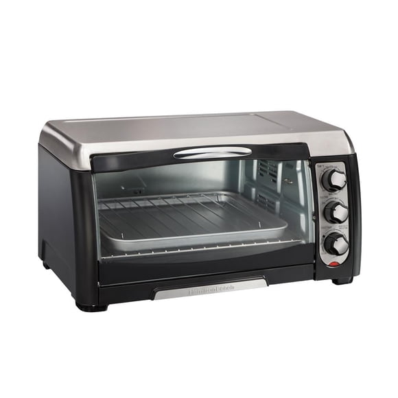 Horno tostador Hamilton Beach 6 rebanadas y 4 funciones