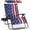 American Flag, variant on Best Choice Products Oversized Padded Zero Gravity Chair w/ Canopy Headrest Cup Holder Side Tray - Pink
