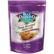 Blue Diamond Natural Butter Toffee Flavored Oven Roasted Almonds, 16 Oz.