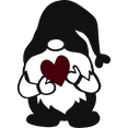 thumbnail image 2 of Gnome heart - Metal Wall Art, 2 of 6