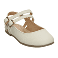 thumbnail image 4 of Flat Vavito Niña Blanco Hebilla Casual T22-27 blanco 22, 4 of 10