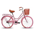 thumbnail image 1 of Bicicleta Maja Vintage Retro Urbana BLACK PANTHER Rodada 24 Rosa, 1 of 4