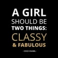 thumbnail image 2 of Z Studio 15x15 Gold Ornate Wood Framed with Double Matting Museum Art Print Titled - A Girl Should Be?, 2 of 4