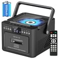 thumbnail image 1 of Reproductor de CD de casete Boombox Bluetooth 5.1 Sunoony 5000 mAh, 1 of 7