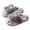 Grey, variant on GobdXE Cute Cartoon Bunny Kids Fuzzy Slide Slippers Open Toe Warm Indoor House Slippers for Home Wear Size:8-9 Years