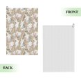thumbnail image 2 of Kdxio Retro Bunny Flower Pattern Golf Towel (24" X 16") with Carabiner Clip - The Convenient Golf Cleaning Towel, 2 of 8