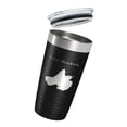 thumbnail image 3 of Lake Mendota Map Tumbler Travel Mug Insulated Laser Engraved Coffee Cup Wisconsin 20 oz Black, 3 of 5