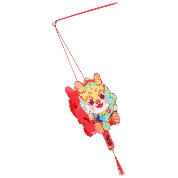 SHINYPASING DIY Luminous Lantern Making Kit Red 1Set 7.5X6.1X2.4In