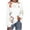 White, variant on Aloohaidyvio Sweatshirts for Women No Boundaries,Women's Oversized Sweatshirt Crewneck Tunic Tops Lightweight Pollover Sweater