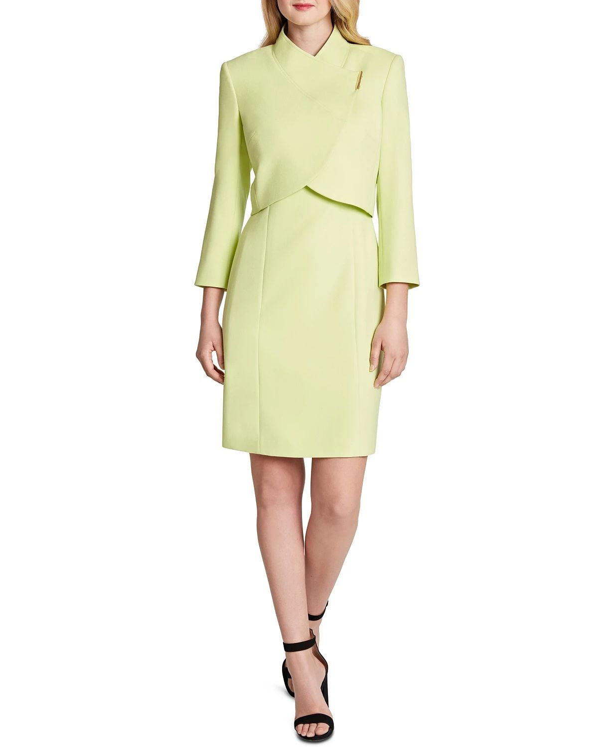 sheath dress & cropped jacket tahari