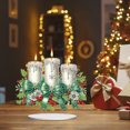 thumbnail image 4 of Velas Navideñas Acrílico Con Forma Especial Kits Arte Diamantes Escritorio, 4 of 9
