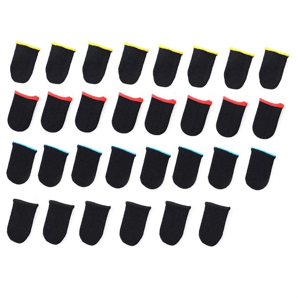 30 Piezas Cubierta de Dedo para Juegos Cubierta de Pulgar Juegos MóViles una Prueba de Sudor Controlador de Juego Transpirable Juego de Cubierta de Dedo para PUBG