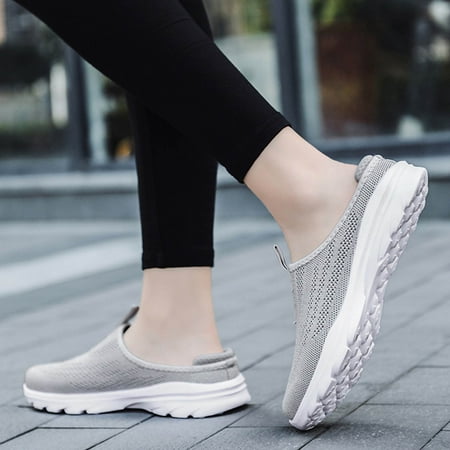 

XIAQUJ Women Sneakers Fashion Summer New Pattern Mesh Breathable Flat Bottom Comfortable Non Slip Casual Large Size Shoes Women s Fashion Sneakers Grey 7.5(39)