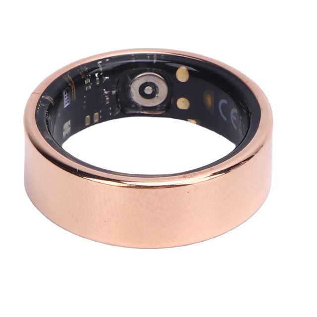 Bague Traqueur de Mise en Forme, Boîtier de Charge Étanche IP68 Modes Sportifs Multiples Connectivité de Bague Intelligente en Acier Inoxydable pour la Course 7 Diamètre Intérieur.: 17,3 mm / 0,7 Po,