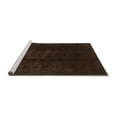 thumbnail image 2 of Ahgly Company Machine Washable Indoor Square Abstract Turquoise Blue Modern Area Rugs, 5' Square, 2 of 4