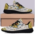 thumbnail image 3 of BEE Bee Safe Bee Kind Bee Loving Bee Stong Bee Happy Shoes Sneakers Black Size 7, 3 of 7