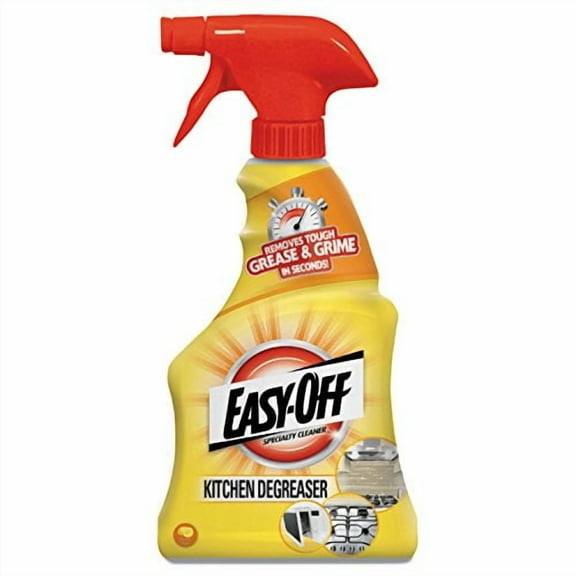 Easy Off 97024 Kitchen Degreaser, Lemon Scent, 16 oz Spray Bottle, 6/Carton