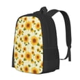 thumbnail image 2 of Daiia European-style Pattern Sunflower Backpack for Men and Women -Durable Backpack Large Capacity, Water-Resistant Bag with Adjustable Straps and Laptop Compartment, 2 of 9