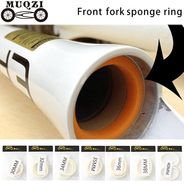 MUQZI 2 uds MTB bicicleta esponja anillo aceite sellado espuma horquilla delantera junta tórica 40mm Sywqhk Accesorios para bicicletas