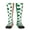 2 Black-2, variant on Knee High Socks for Women Irish Flag Shamrock Pattern Long Tube Sock Uniform Socks