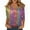 Multicolor #11, variant on Dresfit Mardi Gras Shirts for Woman Graphic 3/4 Sleeve Parade T-Shirt 2026 Funny V Neck Holiday Tunic Top Plus Size Party Blouse Dark Blue 2XL