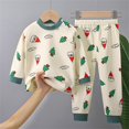thumbnail image 6 of Mercatoo Baby Girl Spring Set Baby Crew Neck Sweatshirts Print Long Pants Clothes Outfits Girls Home Casual Suit 1 to 6 Years, 6 of 6