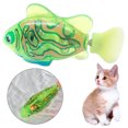 thumbnail image 4 of Muyoka Juguetes interactivos de pez robot para gato/perro, nataci贸n activada en agua con luz LED, juguete para regalo de peces de pl谩stico para ba帽o de nataci贸n, 4 of 7