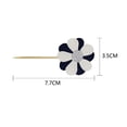 thumbnail image 3 of TIMIFIS Kitchen Gadgets 6 Pieces Of natural Bamboo Stick Fresh Flower Birthday Cake Decoration Card, 3 of 3