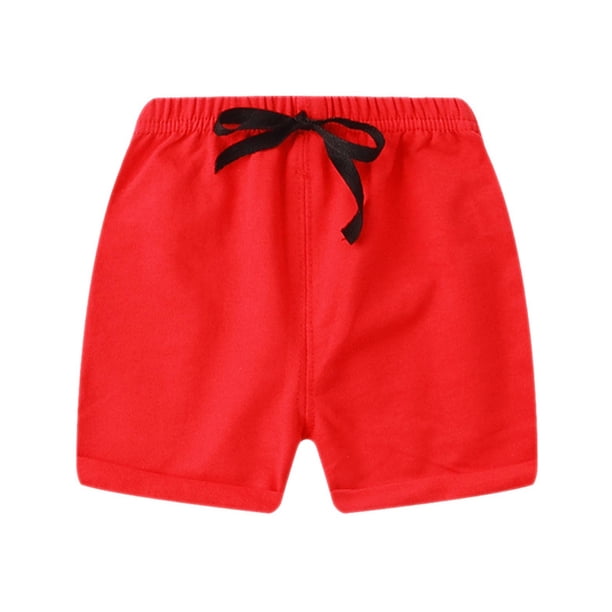 Baby Boy Shorts Set Summer Solid Casual Sports Shorts con Cordón para Niños Baby Girl Shorts