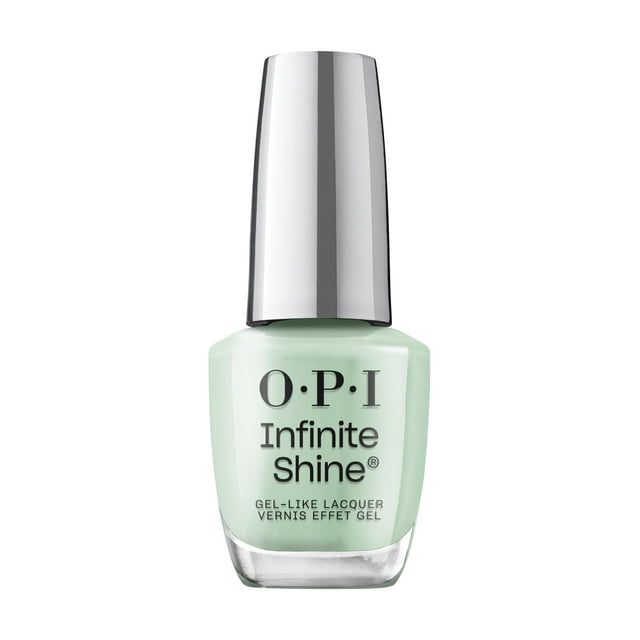 Esmalte de uñas OPI Infinite Shine en color verde menta