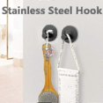 thumbnail image 2 of unique 4 Pieces Black Nordic Style Stainless Steel Unhole Hook Home Decor, 2 of 3