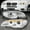 Chrome, variant on Nuvision for 11-13 BMW X5 Sequential Start-Up LED U-Halo HID Projector Headlights Chrome