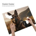 thumbnail image 2 of German Shepherd Outdoor View 500-Piece Wooden Jigsaw Puzzle for Adults, Fun & Challenging Family Brain-Teaser, Perfect Home Decor & Gift, 2 of 7