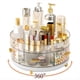 thumbnail image 3 of Encimera Organizadora de Maquillaje Giratoria de 2 Niveles, Organizadores y Almacenamiento de Baño, Gira 360 Grados con 5 Divisores, 3 of 5