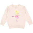 thumbnail image 2 of Inktastic Ballerina, Ballet Girl, Ballet Dance, Blonde Hair Toddler Sweatshirt, 2 of 4