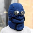 thumbnail image 6 of Winter Thermal Hat with Built-in Goggles, Face Mask & Glasses Compatibility Hat for Skiing, Snowboarding Outdoor Sports, 6 of 7