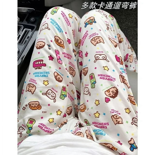 Miniso Sanrio Hello Kitty Pantalon d'Intérieur pour Femmes 2023 Automne Pantalon de Pyjama Dessin Animé Anime Mode Confortable Y2K Pantalon Fille Douce