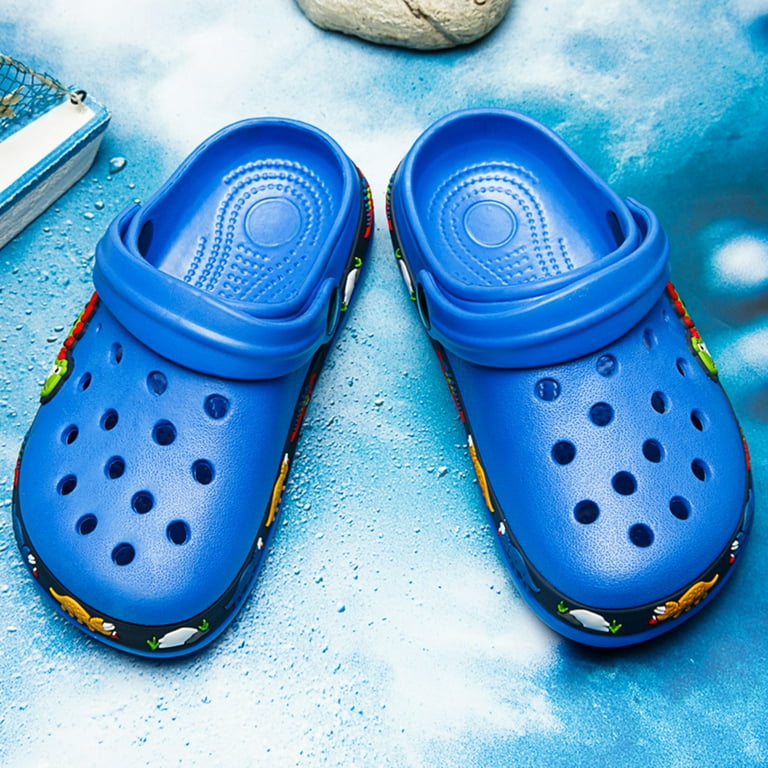 YUKTOPA Kids Cartoon Clogs, Lightweight Slip-On Beach Pool Sandals