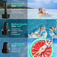 thumbnail image 3 of miduoduo-Electric Air Pump, Quick-Fill Air Pump for Inflatables, Portable Air Mattress Pump with 3 Nozzles, Electric Pump for Beds, Inflatable Cushion, Couch, Pool Floats, Inflatable Pool, Snow Sled, 3 of 4