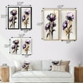 thumbnail image 4 of Designart "Pink Daisy on Abstract Fusion III" Daisy Framed Wall Art Set Of 2 - Pink Floral Gallery Wall Frame Set For Home Decor, 4 of 7