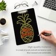thumbnail image 5 of FMSHPON Pineapple Cute Print Or Summer Themed Clipboard Hardboard Wood Nursing Clip Board and Pull for Standard A4 Letter 13x9 inches, 5 of 7