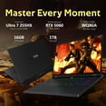 thumbnail image 3 of Lenovo Legion Pro 5i 16" WQXGA OLED 165Hz Gaming Laptop, Intel Ultra 7 255HX, 16GB DDR5, 1TB SSD, GeForce RTX 5060, 24-Zone RGB Backlit Keyboard, Win 11, Black, 1TB Docking Station Set, 3 of 9