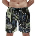 thumbnail image 5 of Beetlejuice Men's Swim Trunks Board Shorts Drawstring Elastic Waist Quick Dry Swimsuits Beach Shorts with Pockets L, 5 of 8
