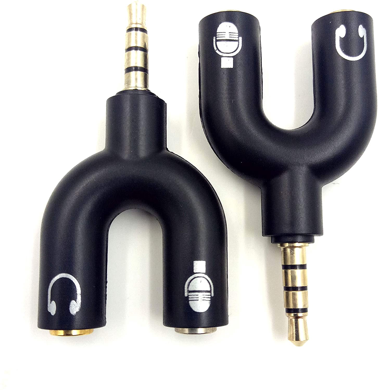 2 Pack Headset Splitter Adapter, U 