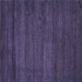 thumbnail image 1 of Ahgly Company Machine Washable Indoor Square Abstract Blue Contemporary Area Rugs, 4' Square, 1 of 4