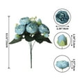 thumbnail image 4 of ZheElen Long-lasting Durability Easy To Clean Artificial Flower Arrangement For Wedding Decoration Realistic Appearance blue 1Set, 4 of 6