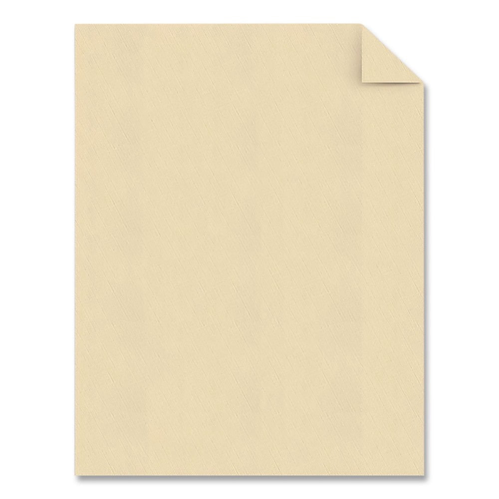 Southworth Cotton Linen Business Paper, 8-1/2" x 11", 32 lb., Ivory, Box of 250