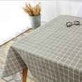 thumbnail image 2 of CNKOO Retro Multi Grain Tablecloth Linen Linen Fabric Home Dining Room Table Cloth Desk Cover Home Decoration No.11, 2 of 3